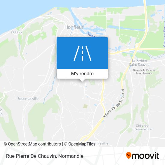 Rue Pierre De Chauvin plan
