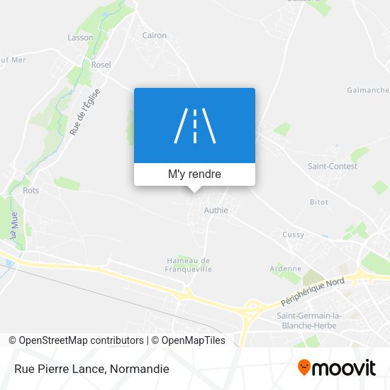 Rue Pierre Lance plan