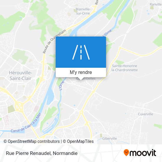 Rue Pierre Renaudel plan