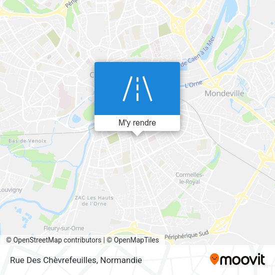 Rue Des Chèvrefeuilles plan