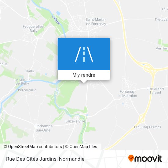 Rue Des Cités Jardins plan
