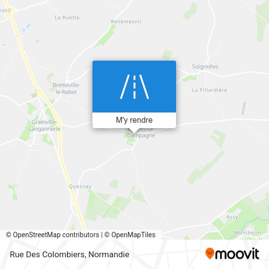 Rue Des Colombiers plan