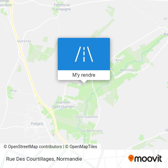 Rue Des Courtillages plan