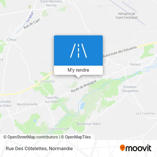 Rue Des Côtelettes plan