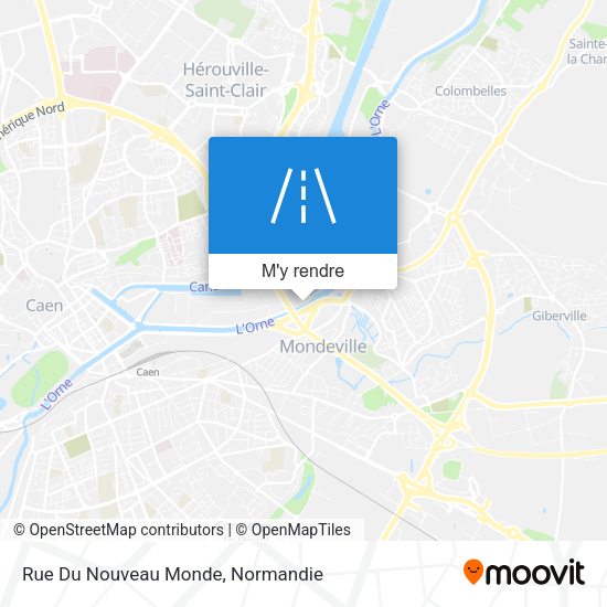 Rue Du Nouveau Monde plan