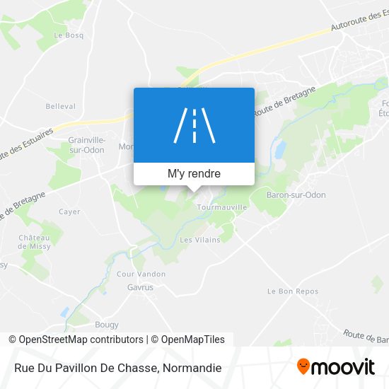 Rue Du Pavillon De Chasse plan