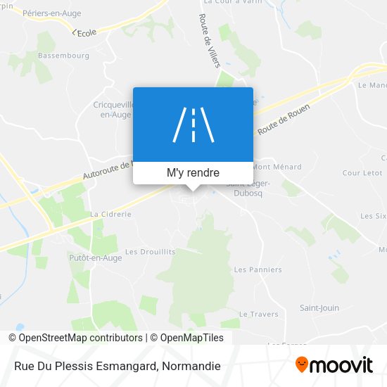 Rue Du Plessis Esmangard plan