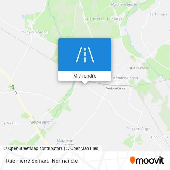 Rue Pierre Semard plan