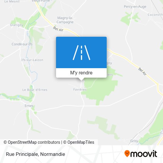Rue Principale plan
