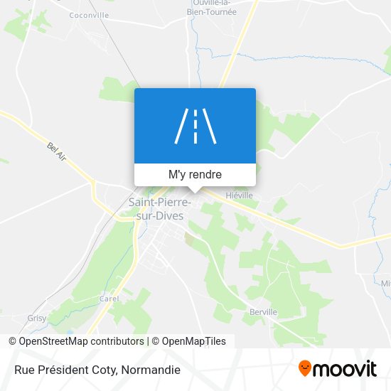 Rue Président Coty plan