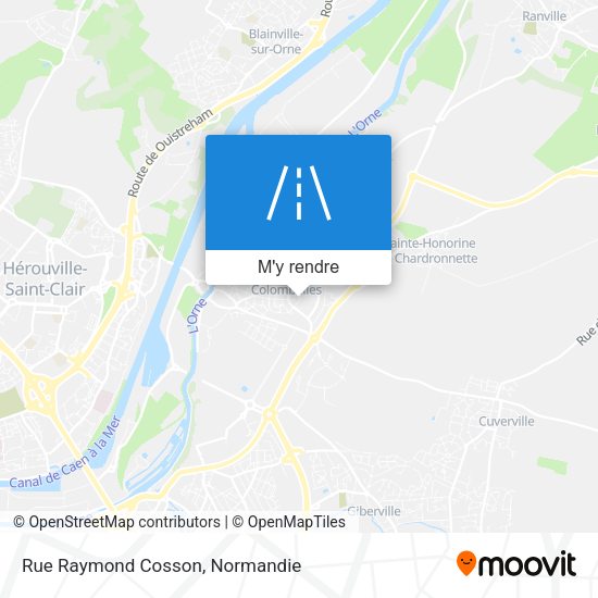 Rue Raymond Cosson plan