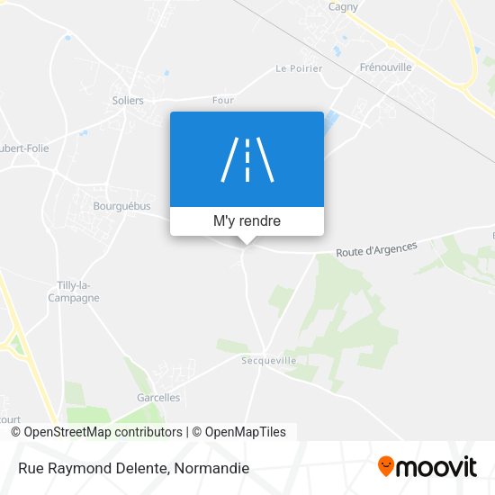 Rue Raymond Delente plan