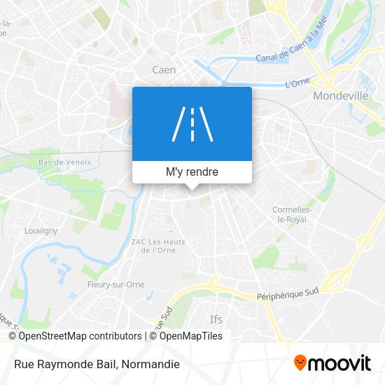 Rue Raymonde Bail plan