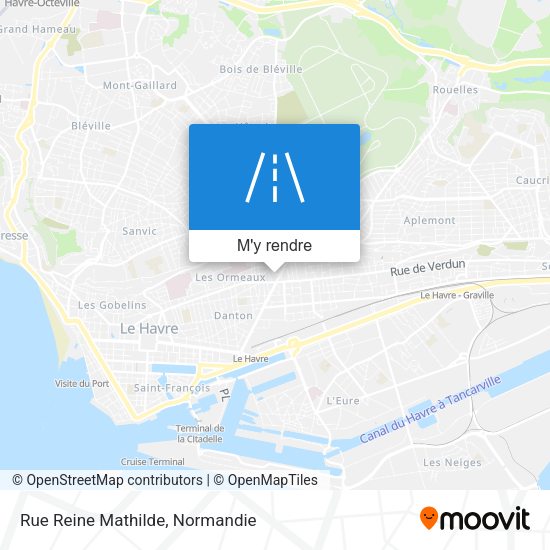 Rue Reine Mathilde plan