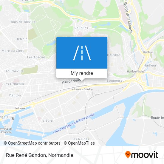 Rue René Gandon plan