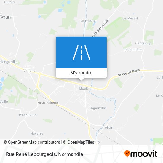 Rue René Lebourgeois plan
