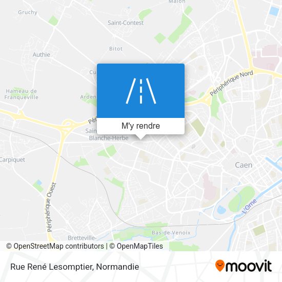 Rue René Lesomptier plan