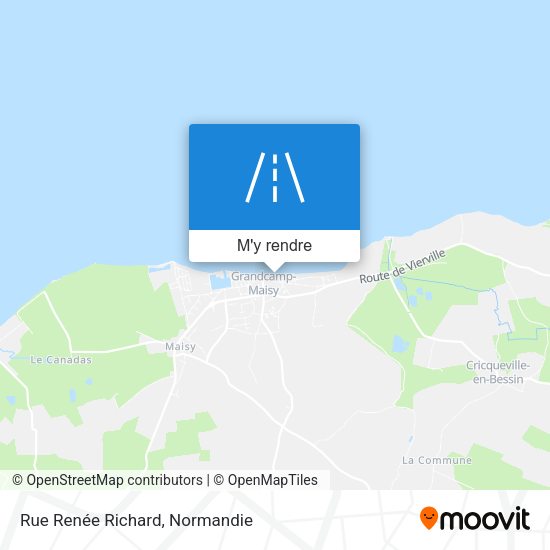 Rue Renée Richard plan