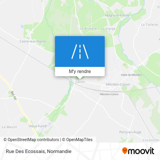 Rue Des Ecossais plan