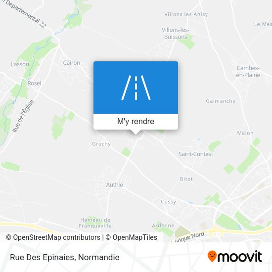 Rue Des Epinaies plan