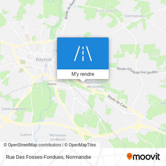 Rue Des Fosses-Fondues plan