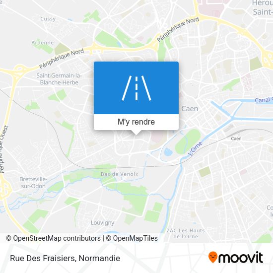 Rue Des Fraisiers plan
