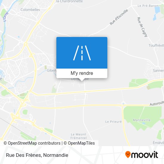 Rue Des Frènes plan
