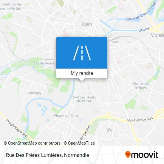 Rue Des Frères Lumières plan