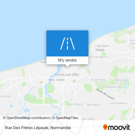 Rue Des Frères Lépaule plan