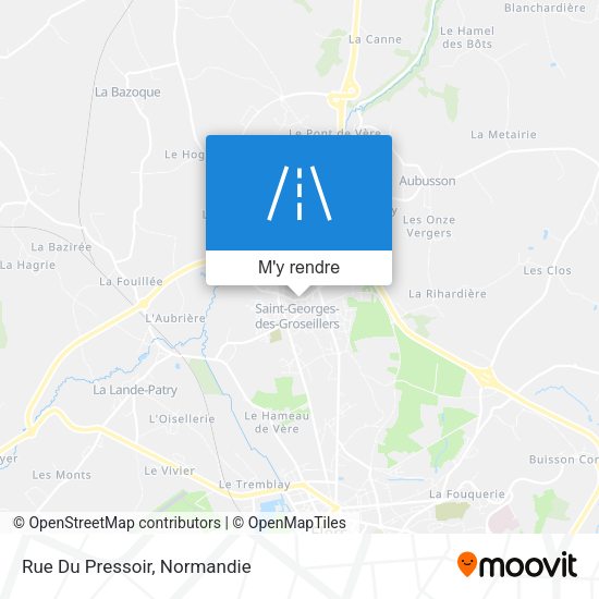 Rue Du Pressoir plan
