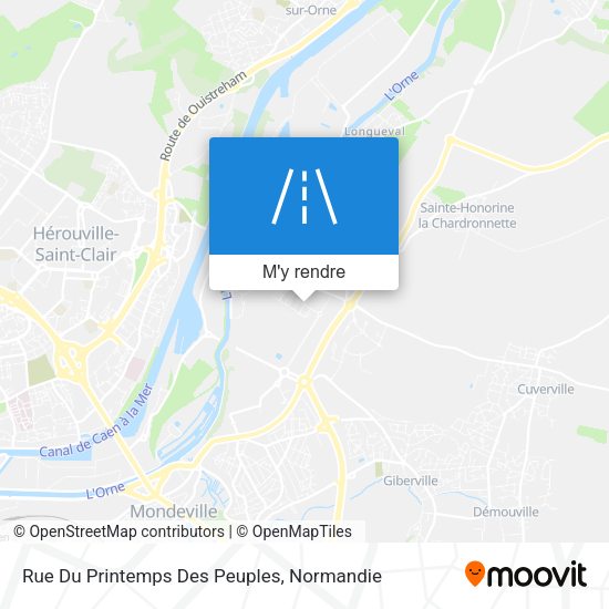 Rue Du Printemps Des Peuples plan