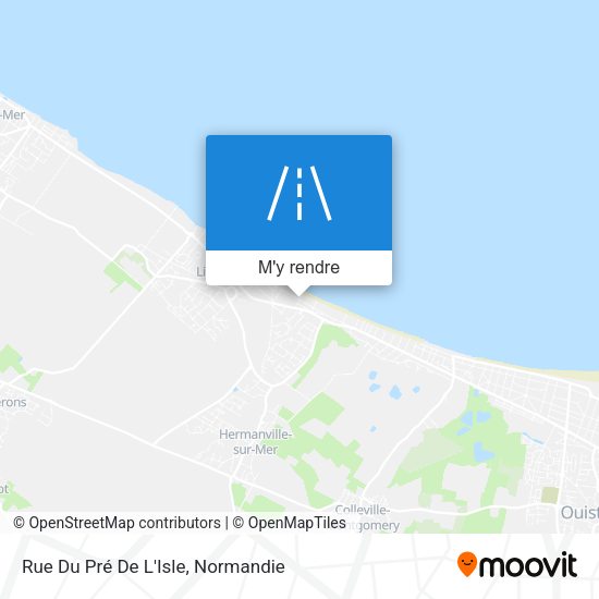 Rue Du Pré De L'Isle plan