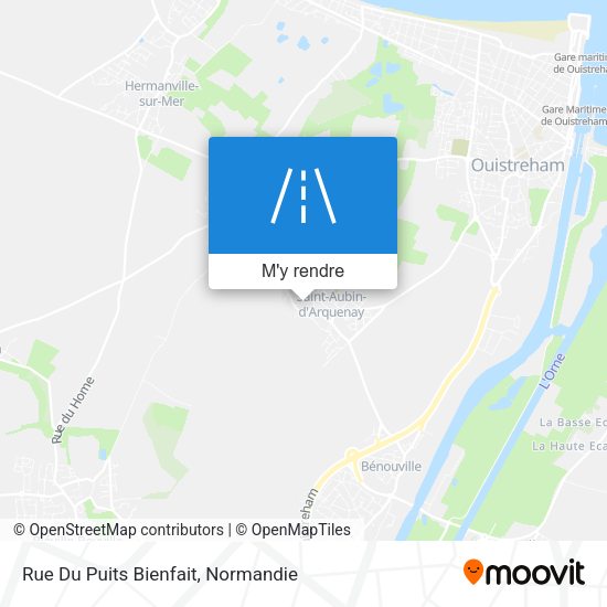 Rue Du Puits Bienfait plan