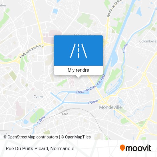 Rue Du Puits Picard plan
