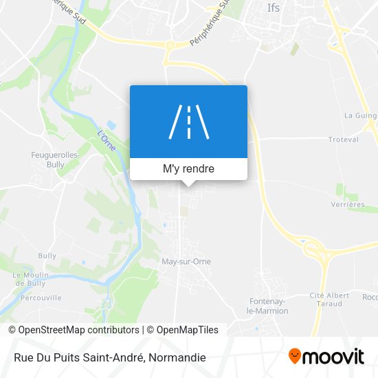 Rue Du Puits Saint-André plan