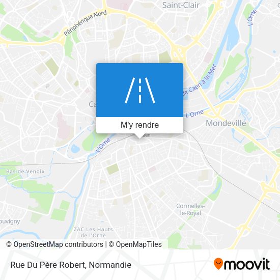Rue Du Père Robert plan