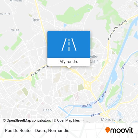Rue Du Recteur Daure plan