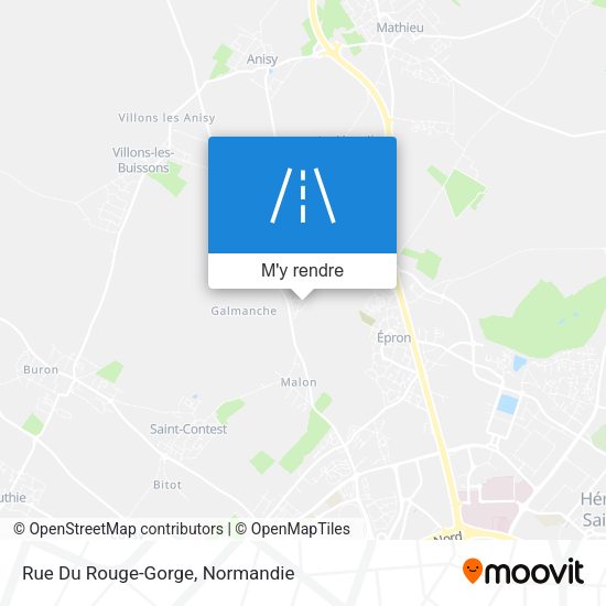 Rue Du Rouge-Gorge plan