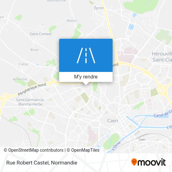 Rue Robert Castel plan