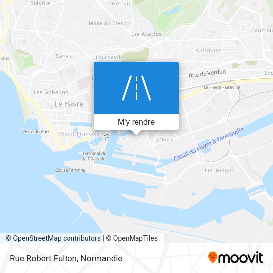 Rue Robert Fulton plan