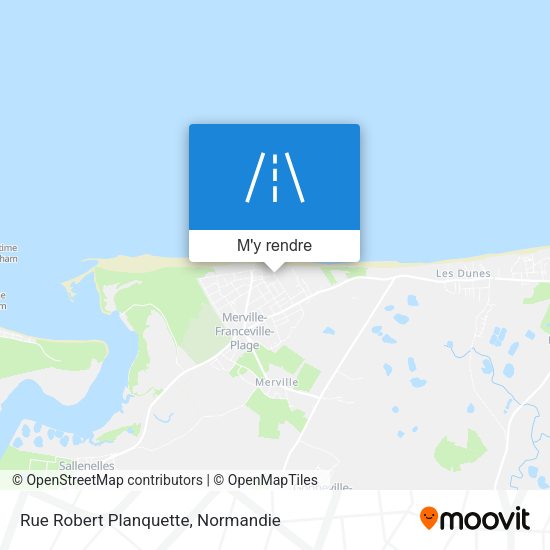 Rue Robert Planquette plan