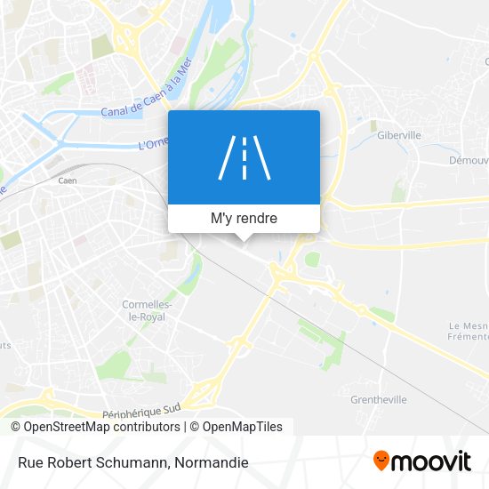 Rue Robert Schumann plan