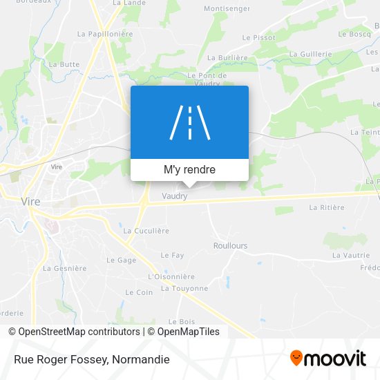 Rue Roger Fossey plan
