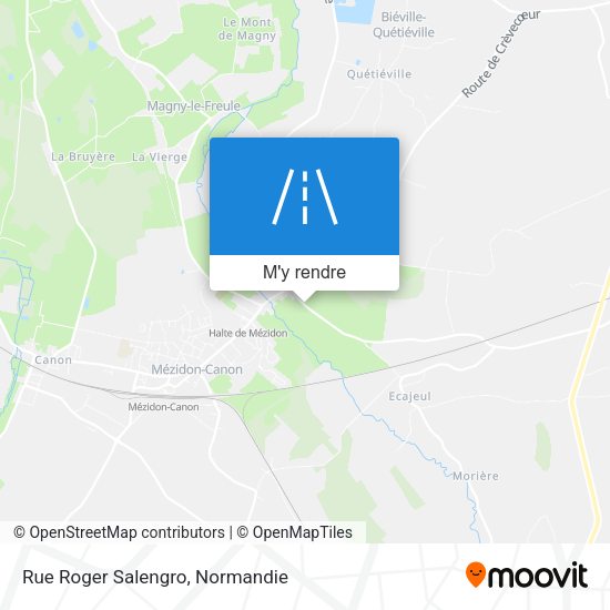 Rue Roger Salengro plan