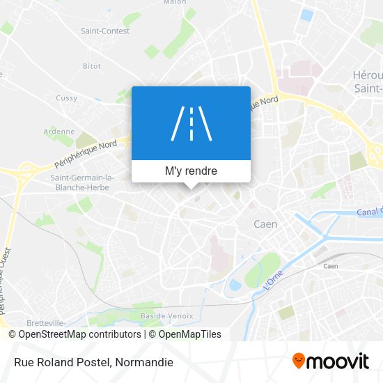 Rue Roland Postel plan