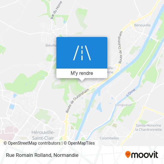 Rue Romain Rolland plan