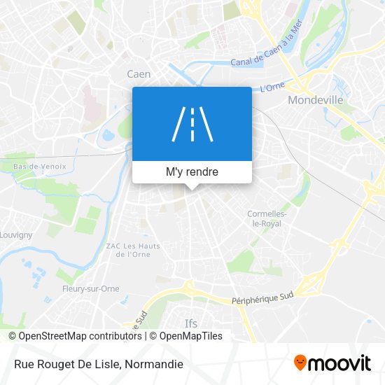Rue Rouget De Lisle plan