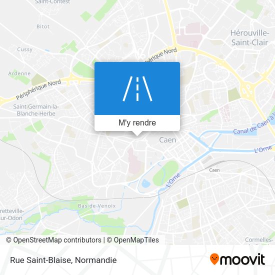 Rue Saint-Blaise plan