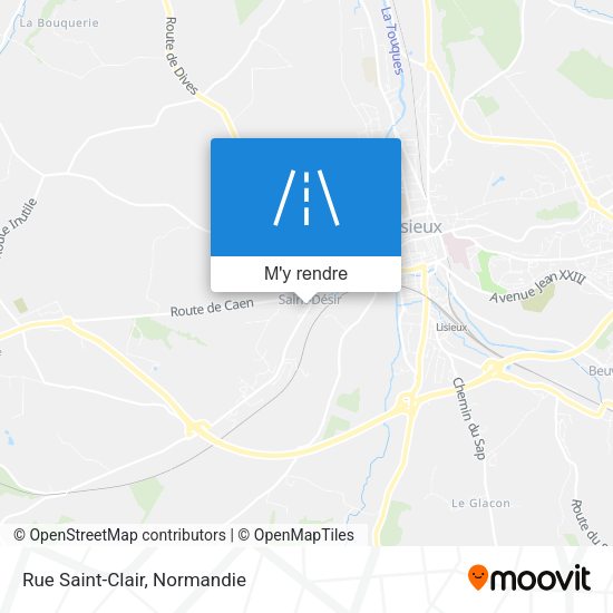 Rue Saint-Clair plan