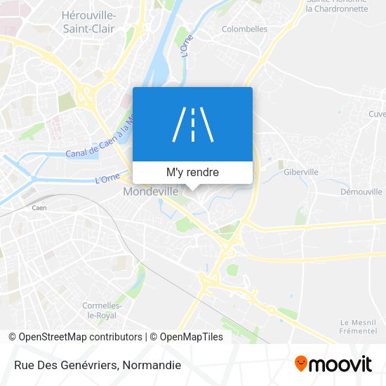 Rue Des Genévriers plan